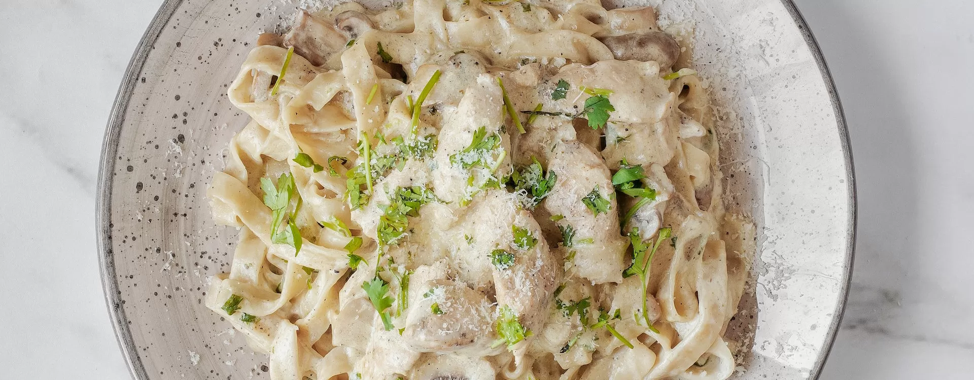 Tagliatelle with artichoke cream