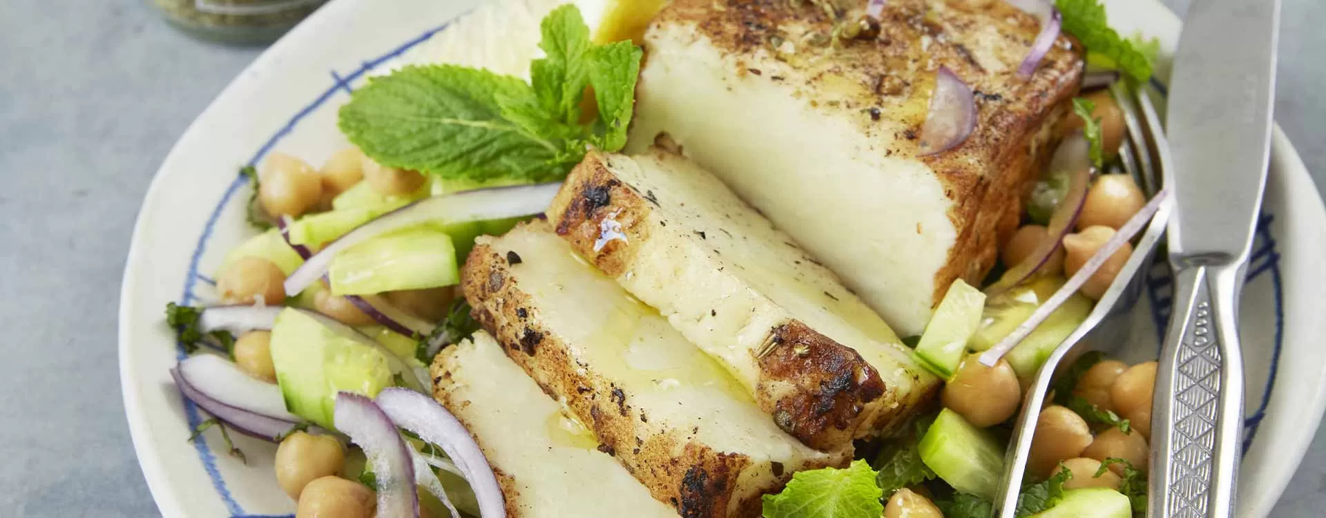 Halloumi grillé mariné aux épices