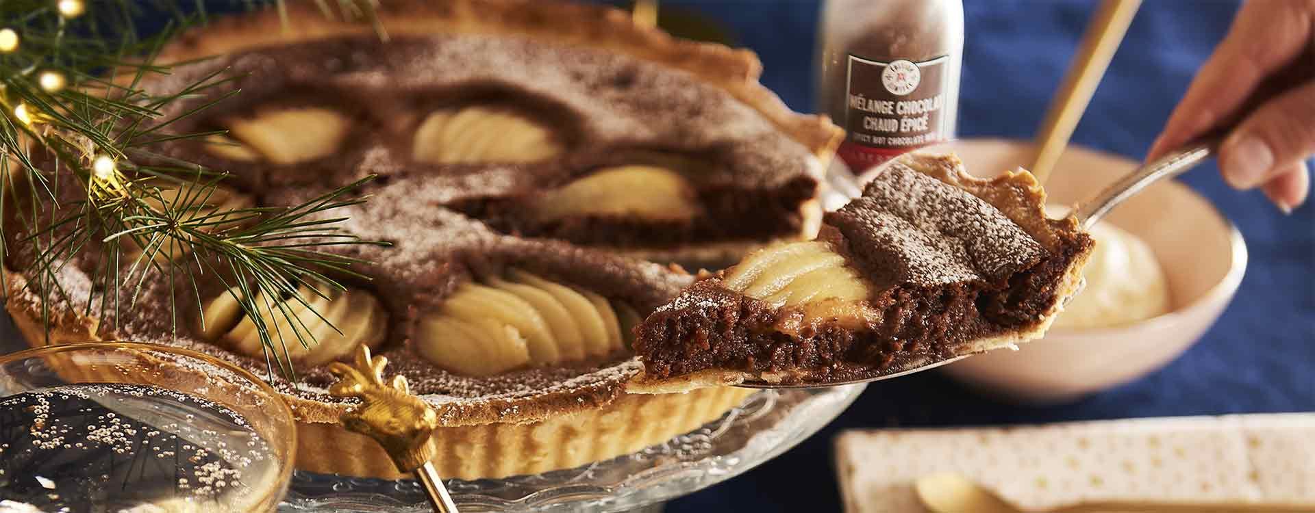 Tarte poires crème de marron