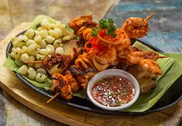 Crevettes poêlées aux épices
