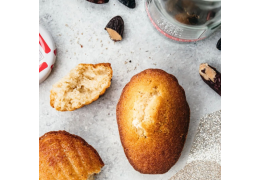 Madeleines au miel et à la fève de Tonka