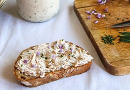 Tartines de tartinables de la mer