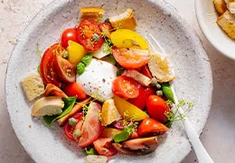 Salade tomates et burrata
